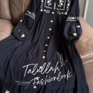 রেডিমেড ওয়ান পিস এমব্রয়ডারি ড্রেস